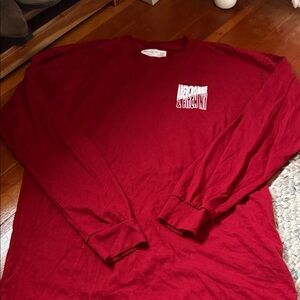 NWOT Abercrombie & Fitch Burgundy Long Sleeve Tee